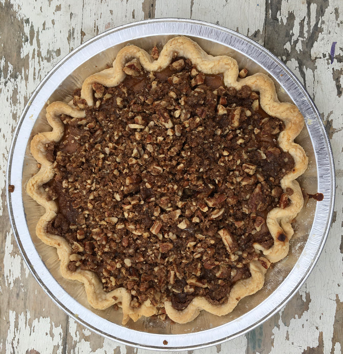 Frozen, Unbaked Pumpkin Streusel